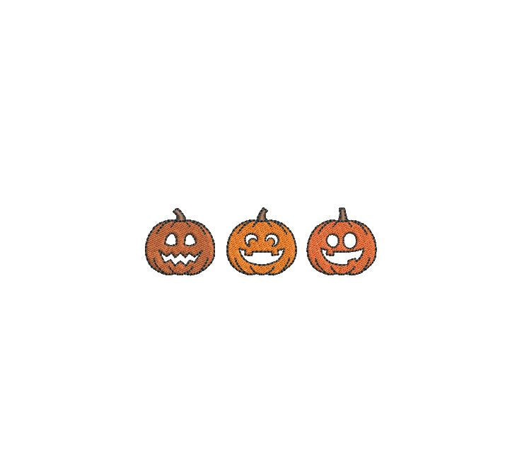 3 Jack-O'-Lanterns