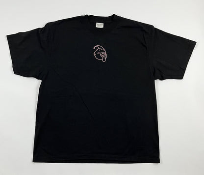 Pink Fighter Outline Classic Tee