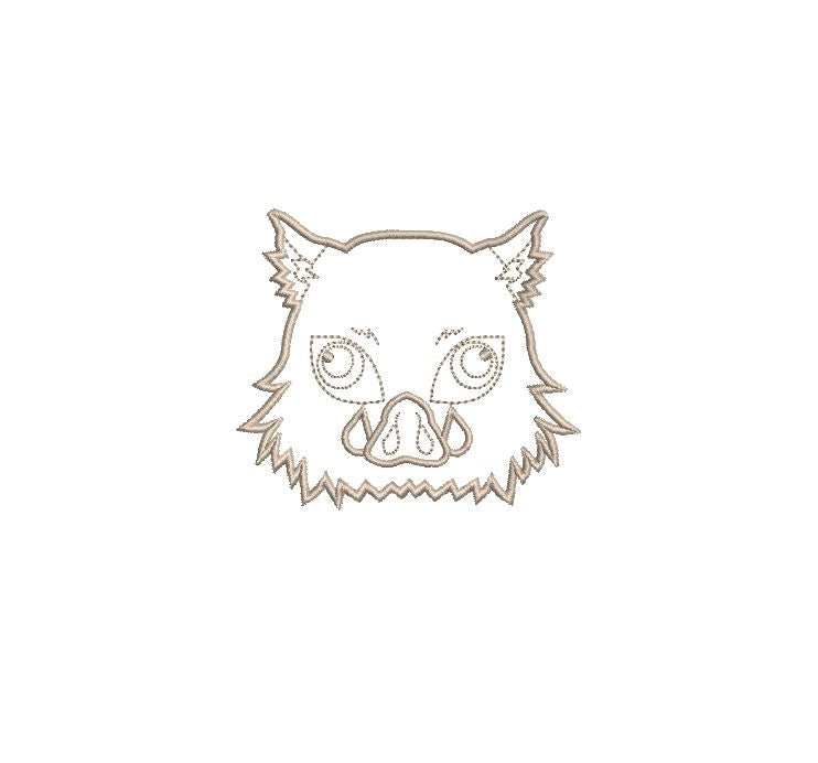 Boar Mask Outline Classic Tee