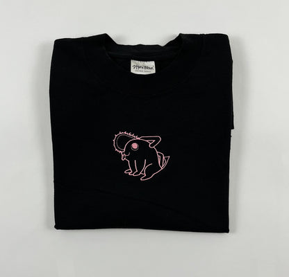 Devil Dog Outline Oversized Tee